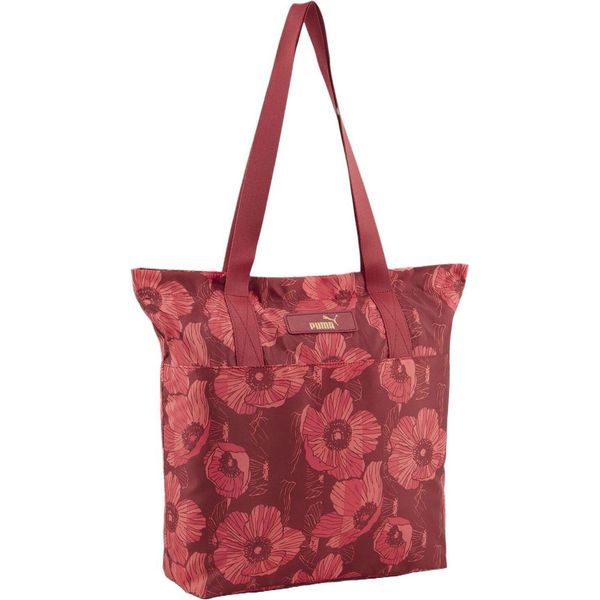 Puma Borsa Shopper Core Pop Shopper Intense Red-Floral Aop Rosso Scuro-image