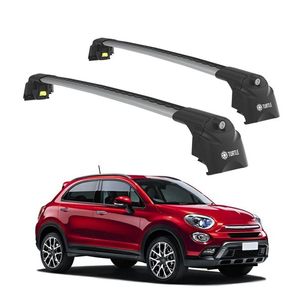 Tetto Turtle AIR-2 , Argento Fiat 500 X 2014 - 2024 (Suv)-image