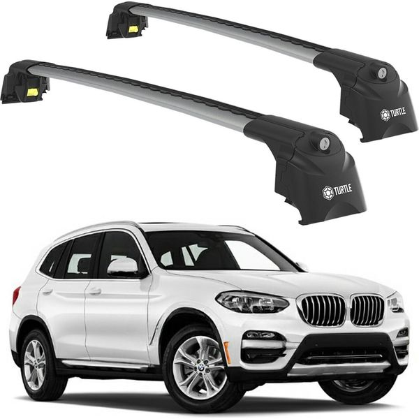 Tetto Turtle AIR-2 , Argento Bmw X3 G01 2018 - 2024 (Suv)-image