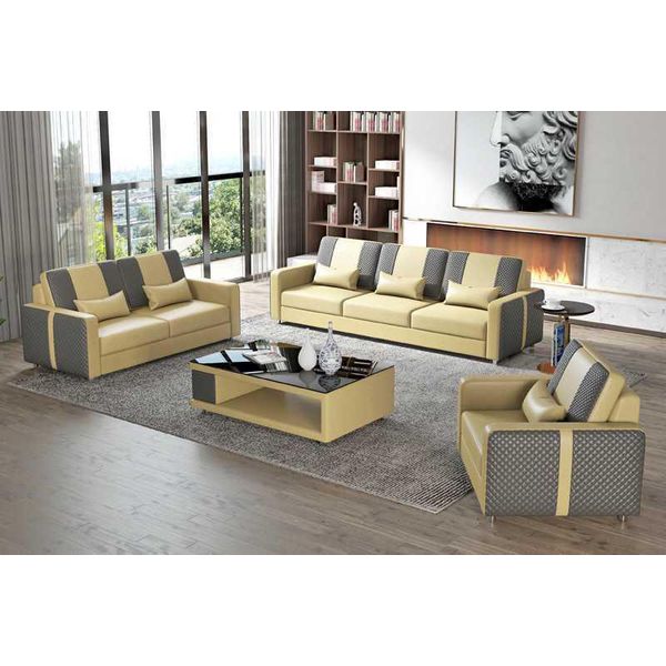 Set Di Divani 321 Posti Beige Lusso Jvmoebel-image