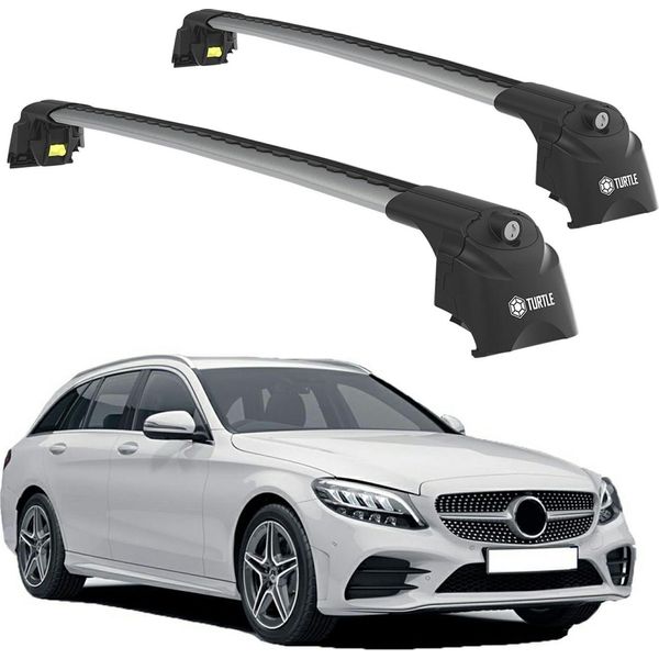 Turtle Portapacchi AIR-2 , Argento MERCEDES-BENZ C-CLASS S205 2015 - 2024-image