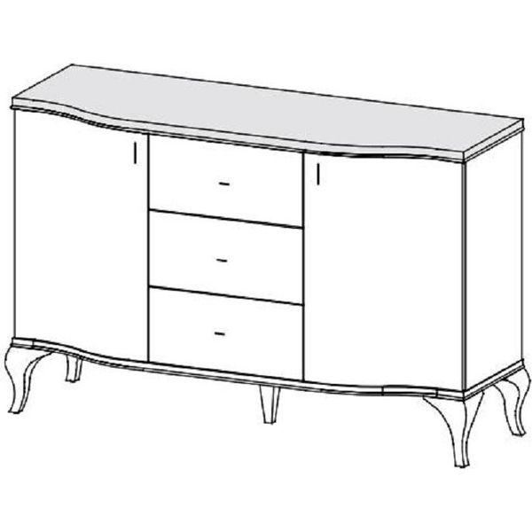 Lusso Cassettiera Armadio Credenza Cassettiere Armadi Stile Mobili Credenza-image