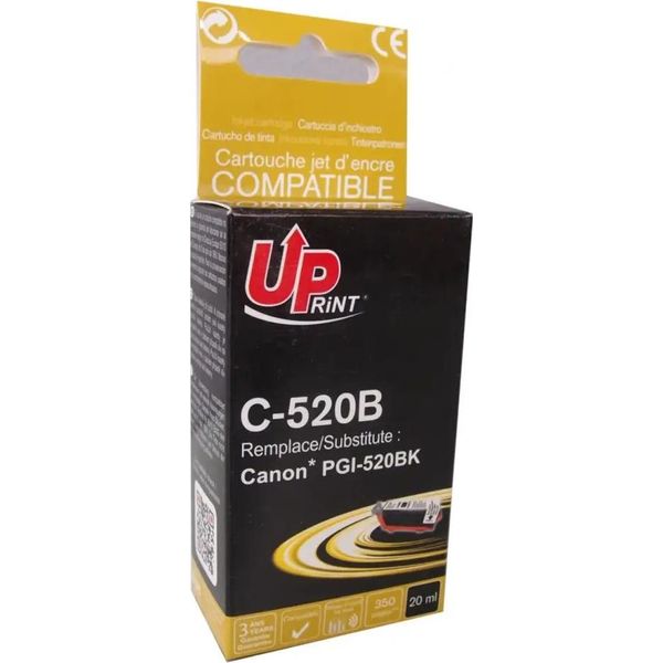 Stampante A Getto D'inchiostro Uprint PGI520 Canon, Con Chip, Nero-image