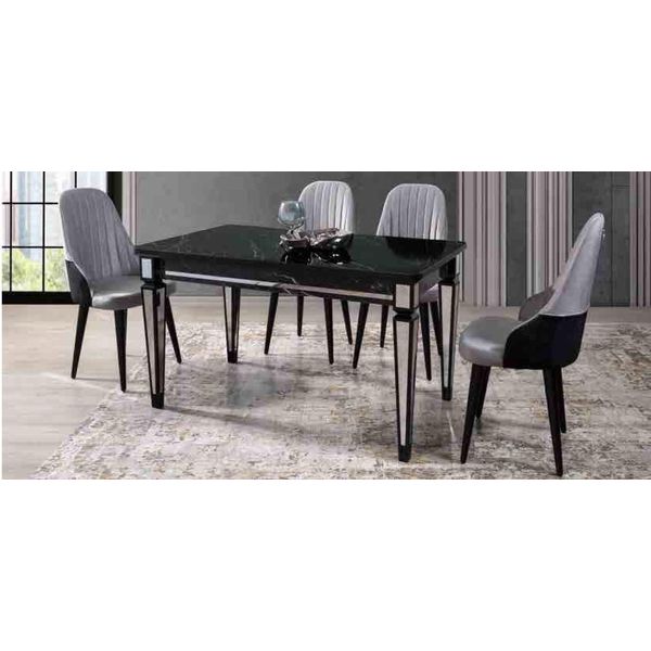 Tavolo Tavolo Da Pranzo Mobili Da Pranzo Set Da Pranzo Gruppo Da Pranzo Tavolo 4X Sedie 5Pcs. Jvmoebel-image