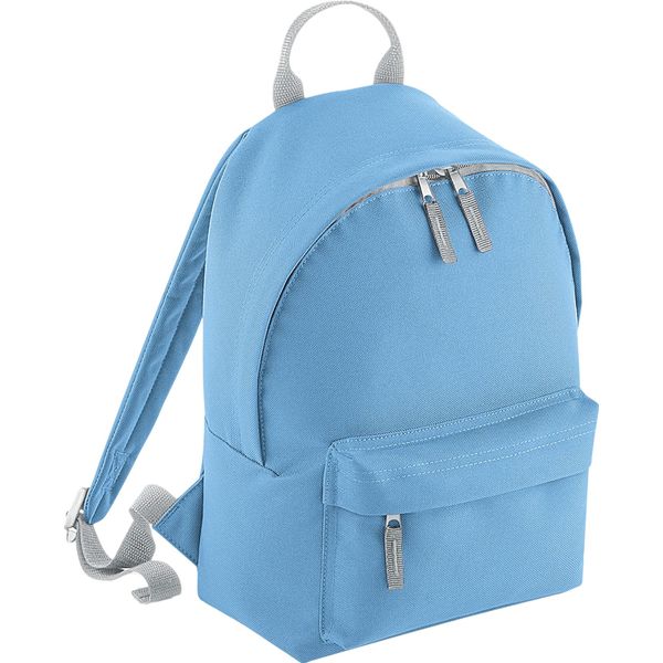 Bagbase - Zaino "Fashion"", Mini BC5522 (Taglia Unica) (Blu Cielo/Grigio Chiaro)"-image