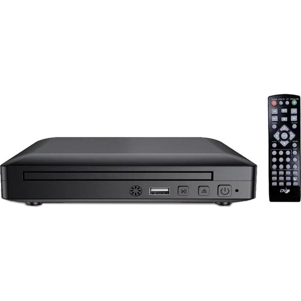 Lettore Dvd, Lettore Mini Cd Hd, Esperienza Audiovisiva A 1080P (Cavi Hdmi E Rca Inclusi), Modello: 218, Normative Ue-image