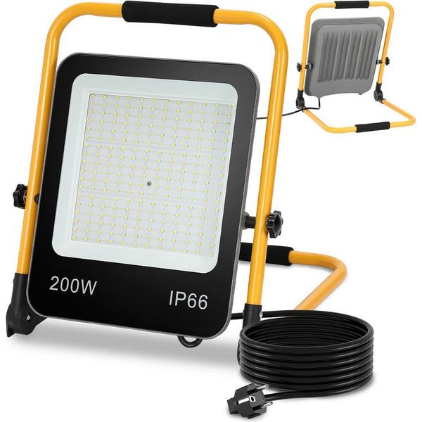 Proiettore Da Costruzione A Led Proiettore Treppiede 6000K Proiettore A Led Proiettore IP66 200W-image