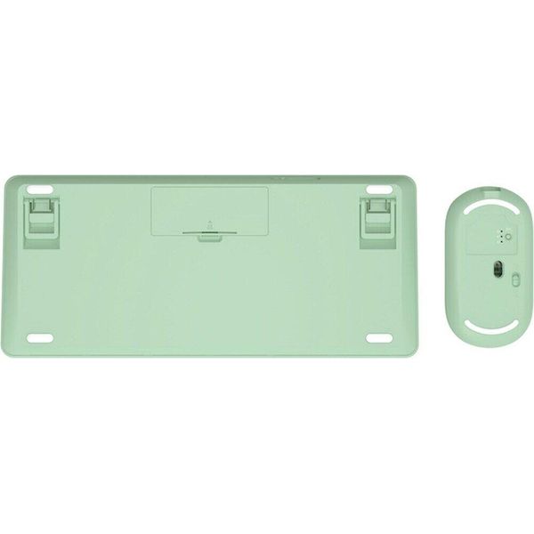 Trust Trust Lyra Tastiera Mouse Incluso Ufficio Rf Wireless + Bluetooth Qwerty Us English Verde-image