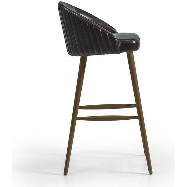 Sgabello Bar Sedia Marrone Design Sgabelli Bar Sedia Sala Da Pranzo Nuovi Mobili Jvmoebel-image