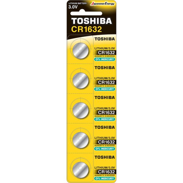 Toshiba Batteria Speciale Al Litio Cr 1632 3V Blister Di 5 Pezzi-image