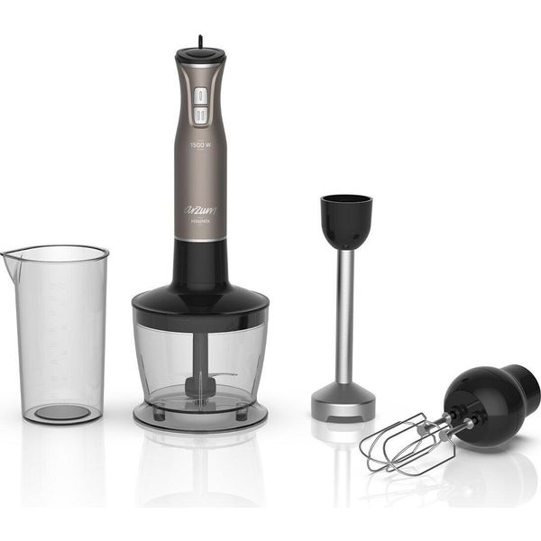 Arzum 1500W Set Frullatore A Mano Frullatore A Mano Tritatutto Braun-image