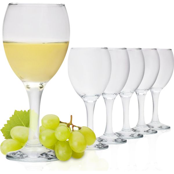 Kotarbau® Set Di 6 Bicchieri Da Vino Bianchi 245 Ml Bicchieri Da Vino In Vetro Bicchieri Da Vino Bianchi Set Di Bicchieri Da Vino Moderni Bicchieri Da Vino Rossi Bicchieri Da Vino Set Di Bicchieri Da Vino Moderni Bicchieri Da Vino Da Bere Set Di 6 Pezzi.-image