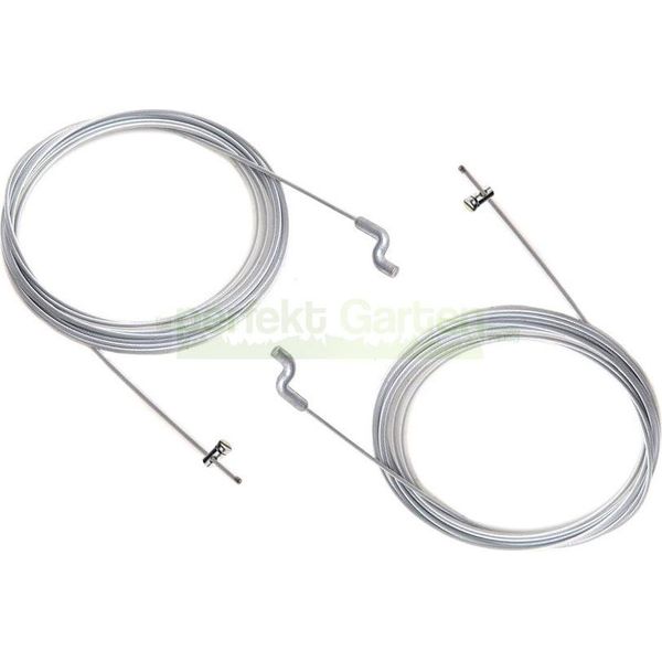 2 X 250 Cm Cavo Bowden Z/S Gancio Cavo Tosaerba Freno Motore Ruota Motrice Cavo Acceleratore-image