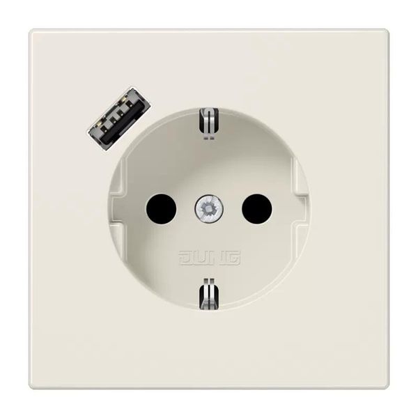 Jung Schuko Presa Di Corrente Con Usb Tipo A LS1520-18A (LS1520-18A)-image