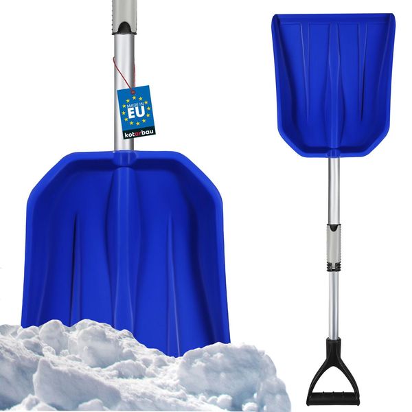 Kotarbau® Pala Da Neve Per Auto Pala Da Neve In Plastica Con Manico Telescopico In Alluminio 28,5-46,5 Cm Piccola Vanga Per Auto Pala Da Neve Attrezzatura Per Sgombero Neve Pala Da Neve Pale Da Neve Paletta Da Neve-image