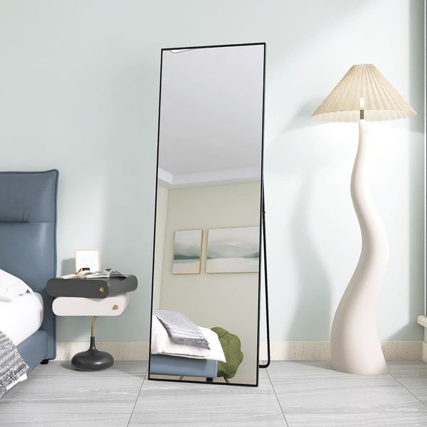 Specchio A Figura Intera Proximax, 165 X 60 Cm Specchio A Figura Intera In Piedi, A Parete, Appoggiato, Specchio A Figura Intera Da Terra Come Toletta-image