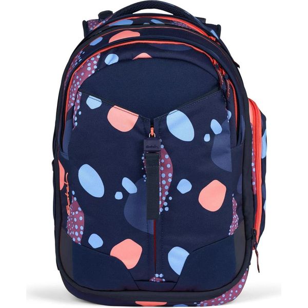 Satch Zaino Della Scuola Con Scomparto Per Laptop Match Coral Reef Blu Scuro-image