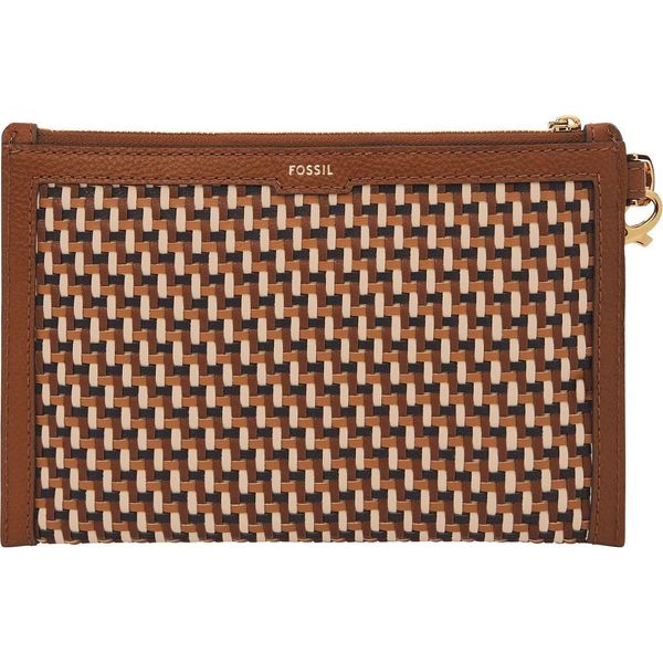 Fossil Borsa Da Polso Borsa Per Utensili Gift Wristlet Multi Brown Multicolore-image