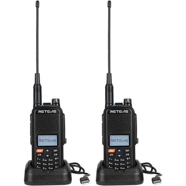 Radio Amatoriale Retevis A61, Radio Dual Band Gps, Radio Amatoriale Impermeabile IP67, 2M/70Cm/Fm/Am, Batteria 2200Mah Radio A 2 Vie Per Soccorso D'emergenza, Hotel-image