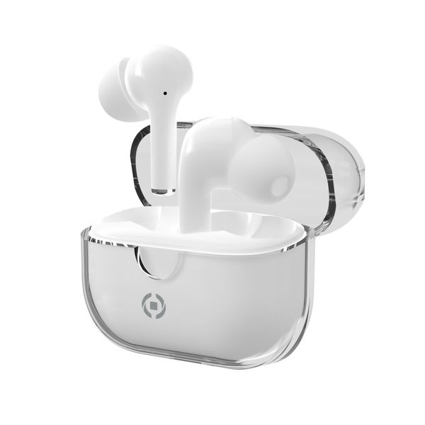 Celly Clear Cuffie True Wireless Stereo (Tws) In Ear Chiamate/Musica Usb Type-C Bluetooth Nero-image