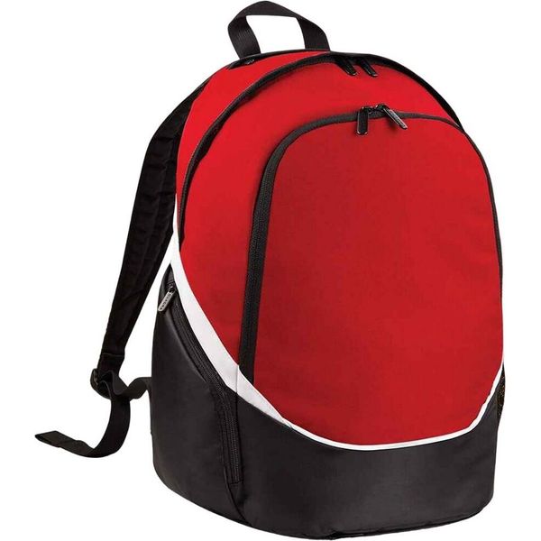 Quadra - Zaino "Pro Team"" PC6162 (Taglia Unica) (Rosso/Nero/Bianco)"-image
