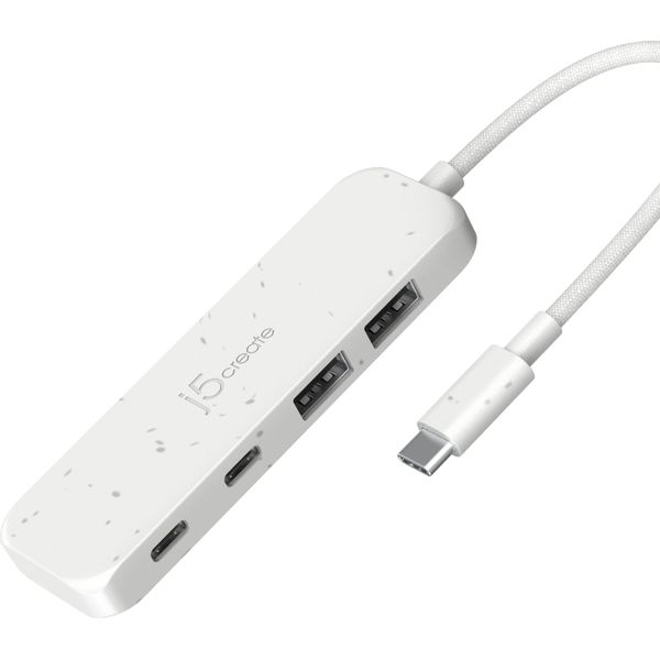 J5Create Hub Ecologico Da USB-C A Hub Di Tipo C E Tipo A Gen 2 Con 4 Porte-image