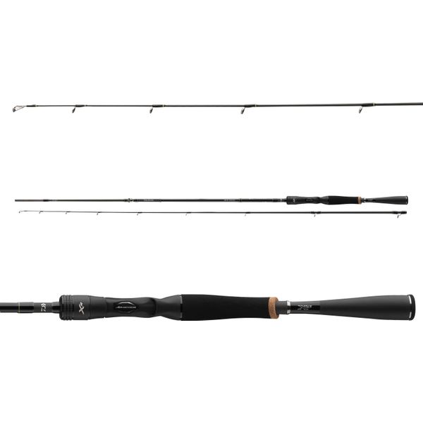 Daiwa Prorex Xr Finesse Caster, Punta Tubolare, 2,2M, 7,22Ft, 5-14G, 2 Pezzi, Canna Da Pesca Baitcast, Extra Fast, 11336-220-image