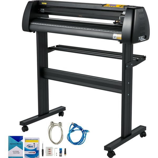 Vevor 28 Pollici Vinyl Cutter Plotter Plotter Da Taglio In Vinile 720 Mm Slogan Taglio Plotter Macchina Da Tavolo Con Il Software-image