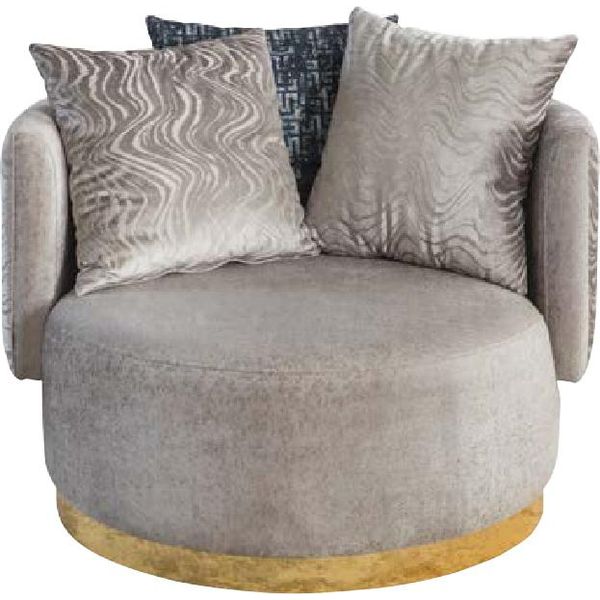 Poltrona Di Design Lusso Monoposto Poltrona Moderna Tessile 1 Posto Mobili Monoposto-image