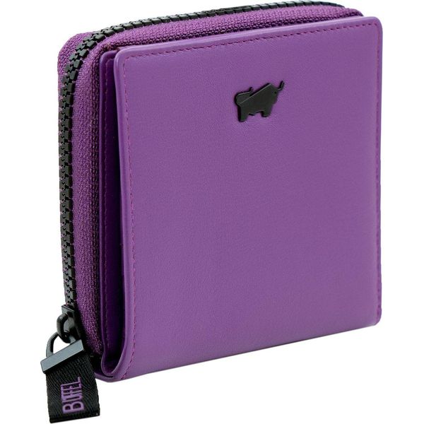 Braun BüFfel Pelle Portafoglio Capri Zip Wallet Viola Porpora-image