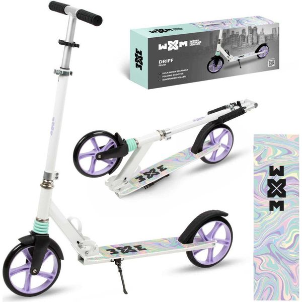 Coil City Scooter, Monopattino Per Bambini, Monopattino, Pieghevole, Monopattino Per Bambini, Regolabile In Altezza, Cuscinetti ABEC-7, Ruote Con Diametro Di 20 Cm, Gamba Pieghevole, Fluido-image
