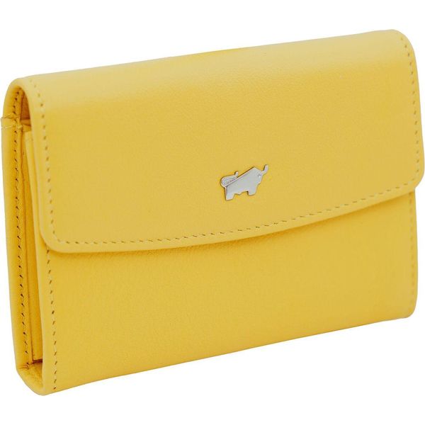 Braun BüFfel Pelle Portafoglio Joy Mini Zip Wallet Sunny Yellow Giallo-image