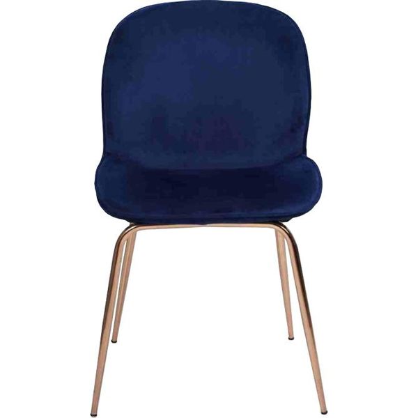 Mobili Sedia Sedia Da Pranzo Blu Design Tappezzeria Arredamento Di Lusso Nuovo Jvmoebel-image