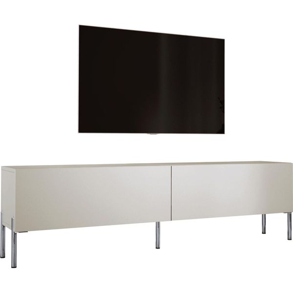 Cabinet Tv: Cashmere Con Gambe Cromate, 170 X 52 X 32 Cm-image