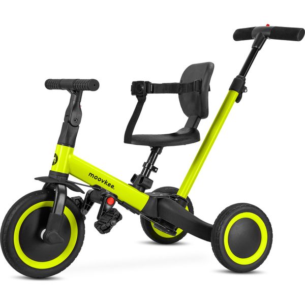 Balance Bike Per Bambini 6In1 - Triciclo Con Barra Da 1 Anno - Moovkee. - Verde-image