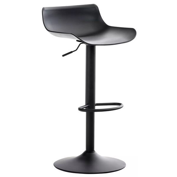 In And Outdoorsgabello Da Bar Amity Mack - Nero - Design Moderno - Altezza Regolabile - Poggiapiedi - Per Cucina E Bar - Seduta In Plastica-image