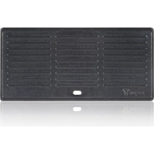 Bbq-Toro Piastra In Ghisa 42,5 X 20,5 Cm, Piastra Reversibile Prestagionata, Padella Per Grigliare, Bbq Plancha-image