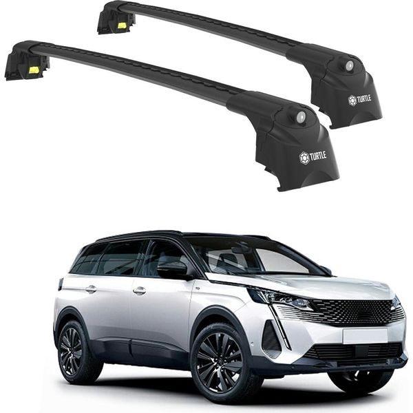 Tetto Turtle AIR-2 , Nero Peugeot 5008 T87 2017 - 2024 (Suv)-image