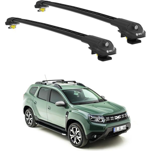 Turtle Portapacchi AIR-1 Dacia Duster Y/Extreme 2023 2024 , Nero-image