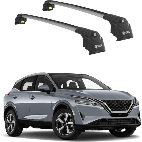 Tetto Turtle AIR-2 , Argento Nissan Qashqai J12 2021 - 2024 (Suv)-image