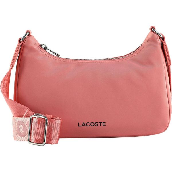 Lacoste Borsa A Tracolla Active Nylon Hobo Bag Tourmaline Rosa Salmone-image