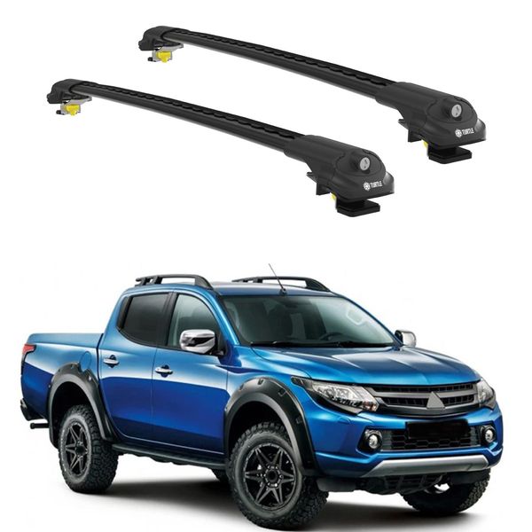 Turtle Portapacchi AIR-1 Mitsubishi L200 Mk5 2015 - 2024 , Nero-image