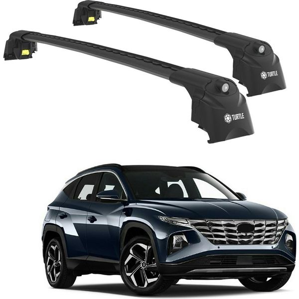 Tetto Turtle AIR-2 , Nero Hyundai Tucson NX4 2022 2023 2024 Suv-image