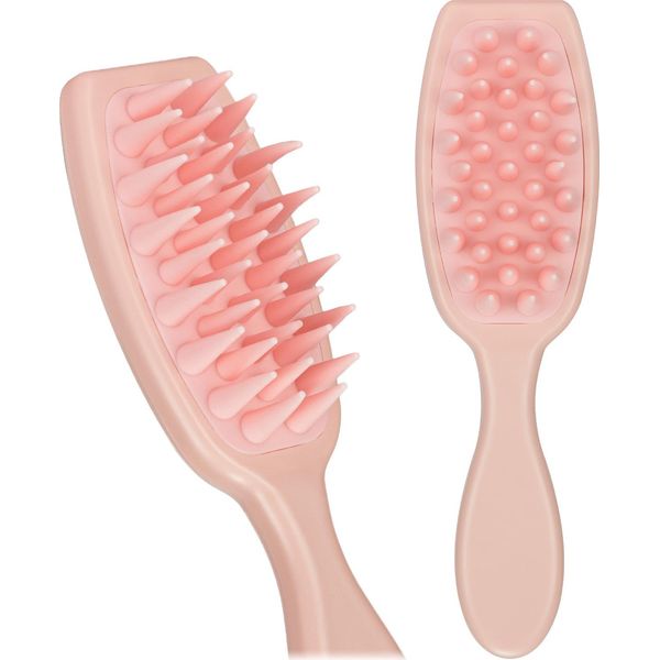 Spazzola Massaggiante Per La Testa Rosa Chiaro-image