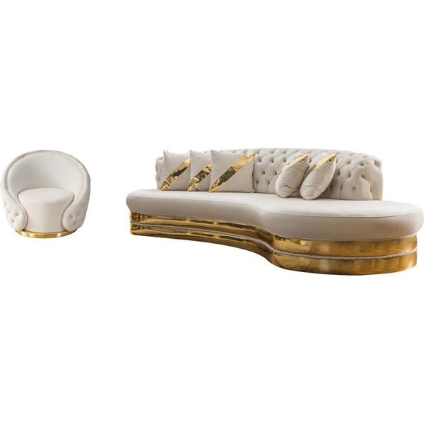 Elegante Set Di Divani Chesterfield Di Design Per Il Soggiorno A 3 Posti Jvmoebel-image