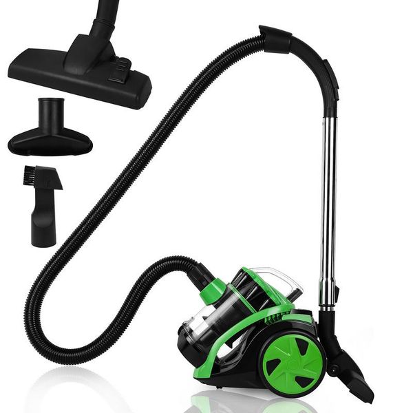 Jopassy Aspirapolvere Ciclonico Senza Sacco 900W Potente 3L Volume Di Polvere Aspirapolvere Domestico Aspirapolvere Compatto Leggero Filtro Hepa Verde-image