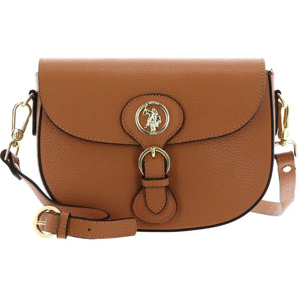 U.S. Polo Assn. Pelle Borsa A Tracolla Borsa A Tracolla Florence Arlington Flap Crossbody Leather Light Tan Marrone Chiaro-image