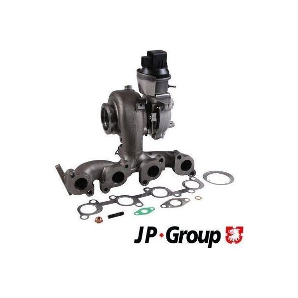 Jp Group 1117413400 - Oe 03L253010D Turbolader FüR Passat Cc (357), Passat (3C), Leon (1P1), Altea (5P), A3 (8P), Jetta Iii (1K2), Tiguan (5N), Toledo Iii ( 5P2), Octavia Ii (1Z), Superb Ii (3T), Tt (8J), Golf Vi, Scirocco, Yeti (5L)-image