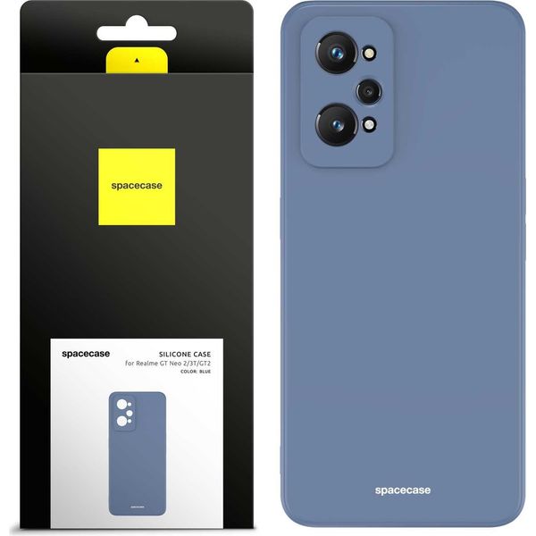 Spacecase Custodia In Silicone Per Realme Gt Neo 2/Neo 3T/GT2 Blu-image
