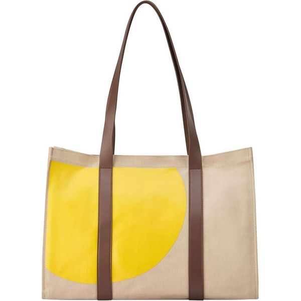 Delsey Paris Borsa Shopper Borsa A Tracolla Calanque Tote Bag Yellow Beige-image